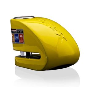 Diskinių stabdžių užraktas XENA XX14 geltonas