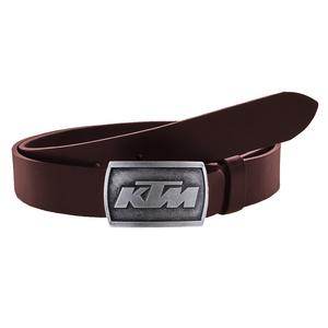 Odinis moto diržas su sagtimi KTM rudos spalvos