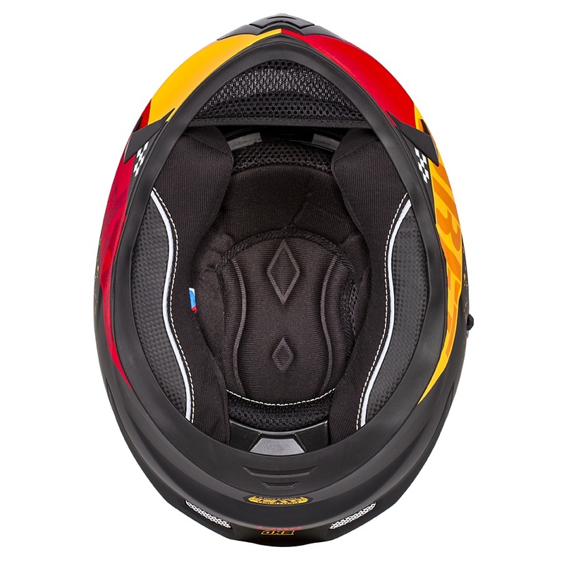 Integral motociklininko šalmas Cassida Integral 3.0 DRFT oranžinis-fluo raudonas