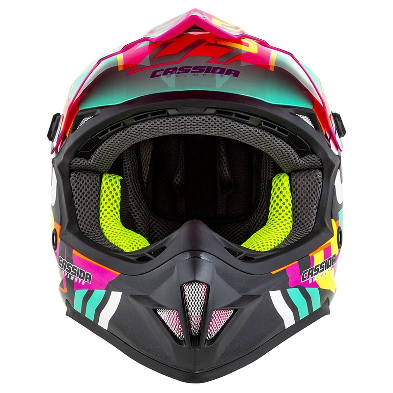 Dětská motokrosová přilba Cassida Cross Cup Sonic Junior multicolor