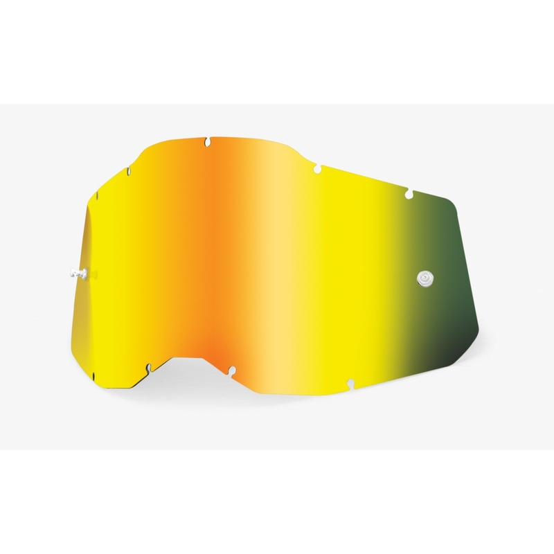 Plexi 100% Racecraft 2/Accuri 2/Strata 2 auksinis veidrodis (nuo rūko)