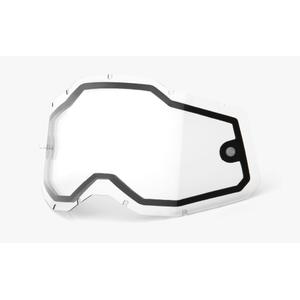 Plexi 100% Racecraft 2/Accuri 2/Strata 2 dvigubai skaidrus (nuo rūko)