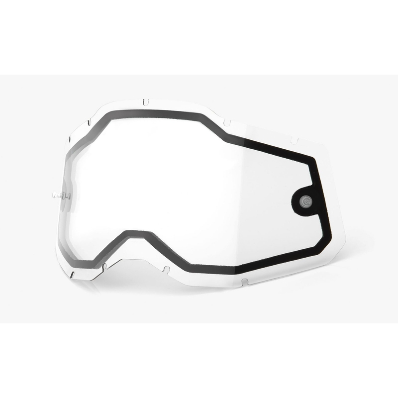 Plexi 100% Racecraft 2/Accuri 2/Strata 2 dvigubai skaidrus (nuo rūko)