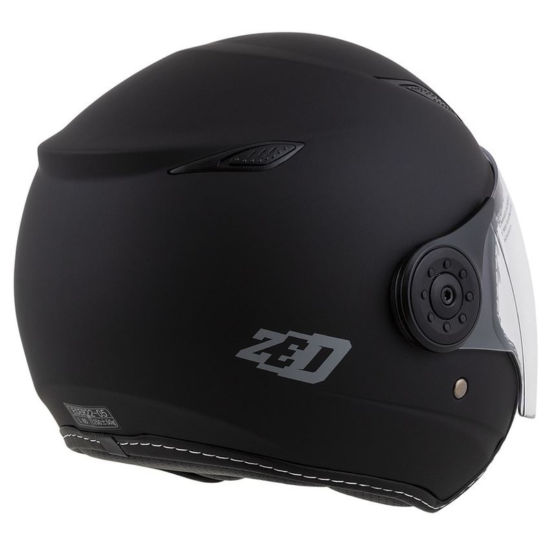 Otevřená přilba na motorku ZED C50 černá matná