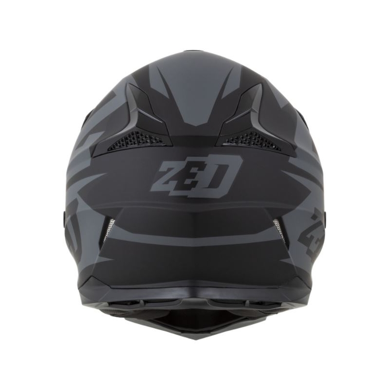 Motokrosová přilba ZED X1.9 černo-šedá matná