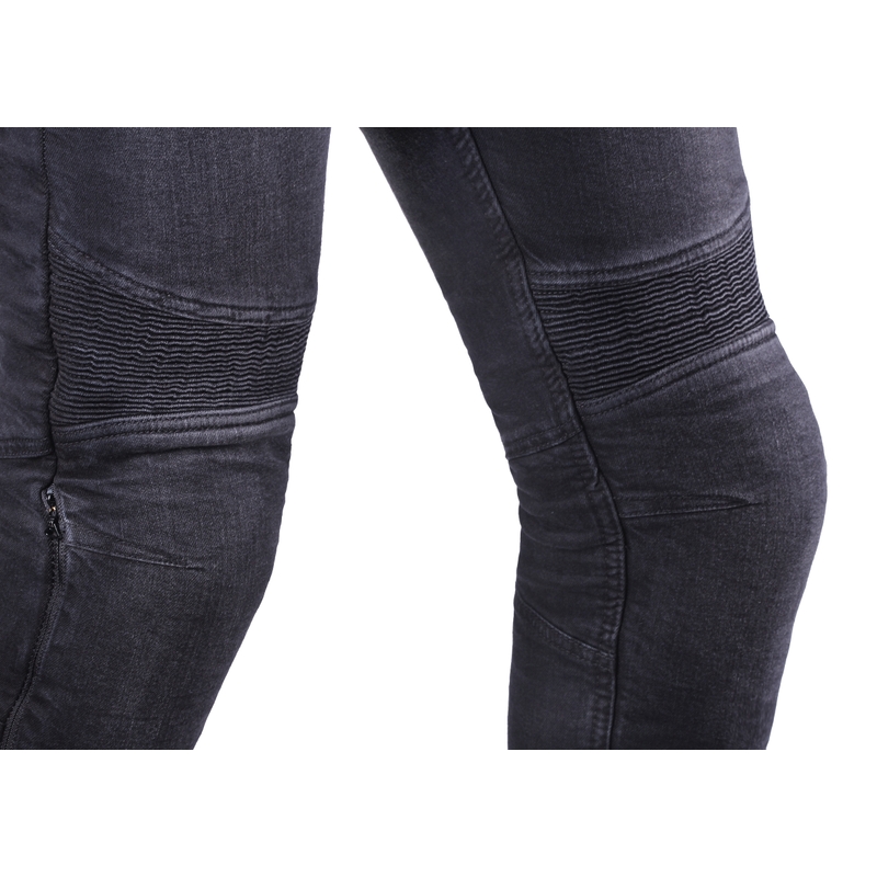 Apkarpyti motociklininko džinsai Street Racer Spike II CE Black
