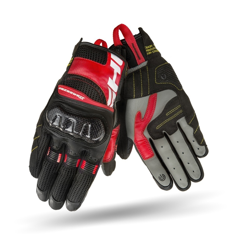 Motociklininko pirštinės Shima X-Breeze 2 black-red
