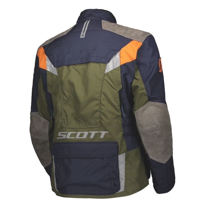 Bunda na motorku SCOTT Dualraid Dryo modro-zelená výprodej