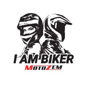 MotoZem I Am Biker lipdukas