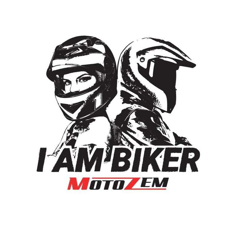 MotoZem I Am Biker lipdukas