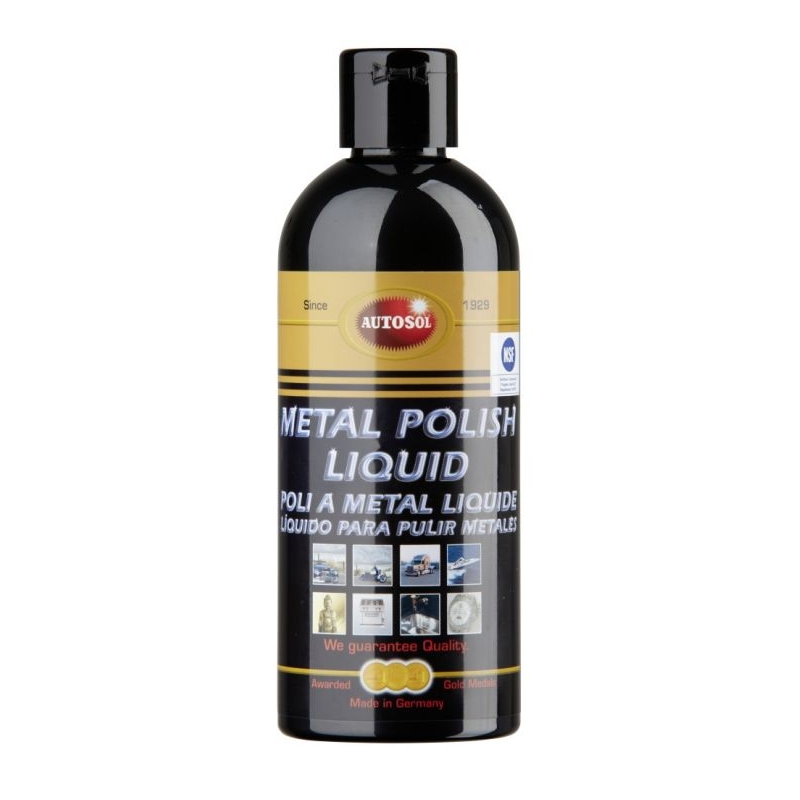 Metalo valymo ir poliravimo emulsija Autosol Metal Polish Liquid 250 ml