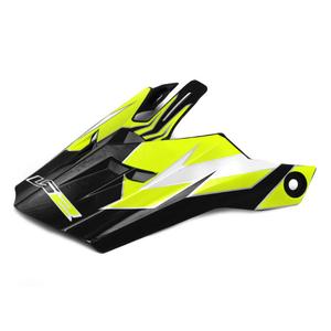 Šalmo skydelis LS2 PEAK MX456 Factory balta-juoda-geltona