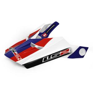 LS2 PEAK MX456 Tuareg SLOVAKIA šalmo skydelis