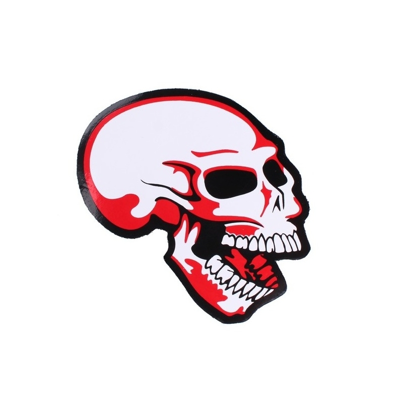 Nálepka SKULL DIE CUT - pravá