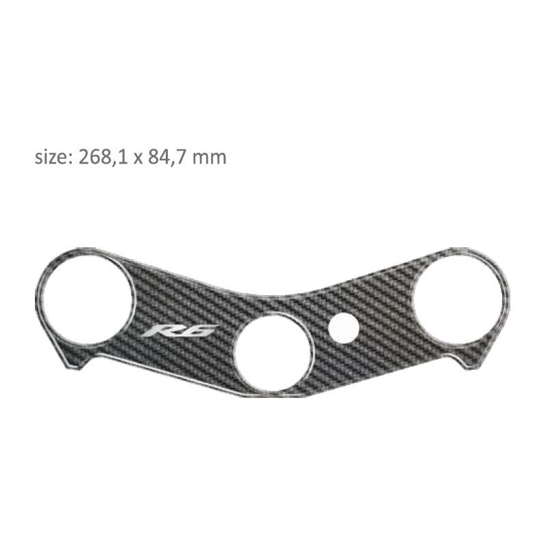 Carbonový polep brýlí Print - Yamaha R6 (06-14) výprodej