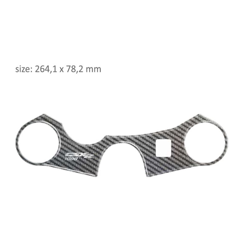 Carbonový polep brýlí Print - Suzuki GSXR 1000 (07-08)