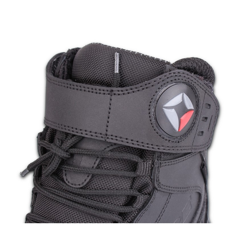 Boty na motorku Kore Velcro černé