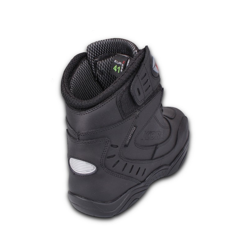 Boty na motorku Kore Velcro černé