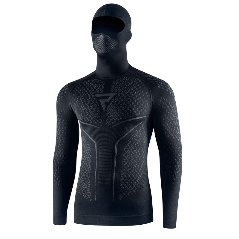Rebelhorn Therm II 2in1 juodai pilki termo marškinėliai