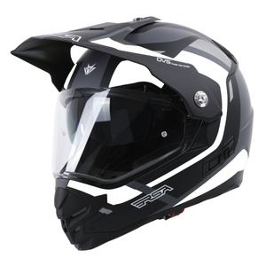 Enduro šalmas RSA MX-01 EVO juoda-balta-pilka išpardavimas