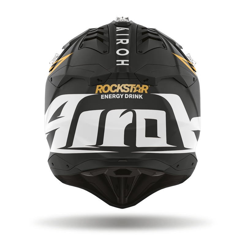 Motokrosová přilba Airoh Aviator 3.0 Rockstar 2022 černá matná výprodej