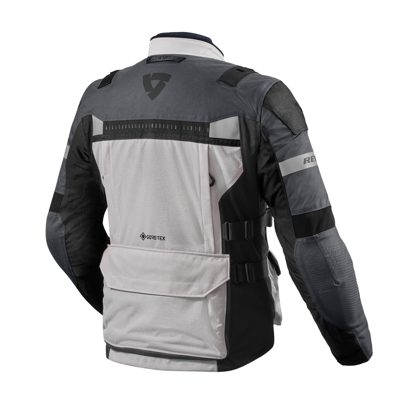 Revit Defender 3 GTX motociklo striukė, sidabriškai pilka