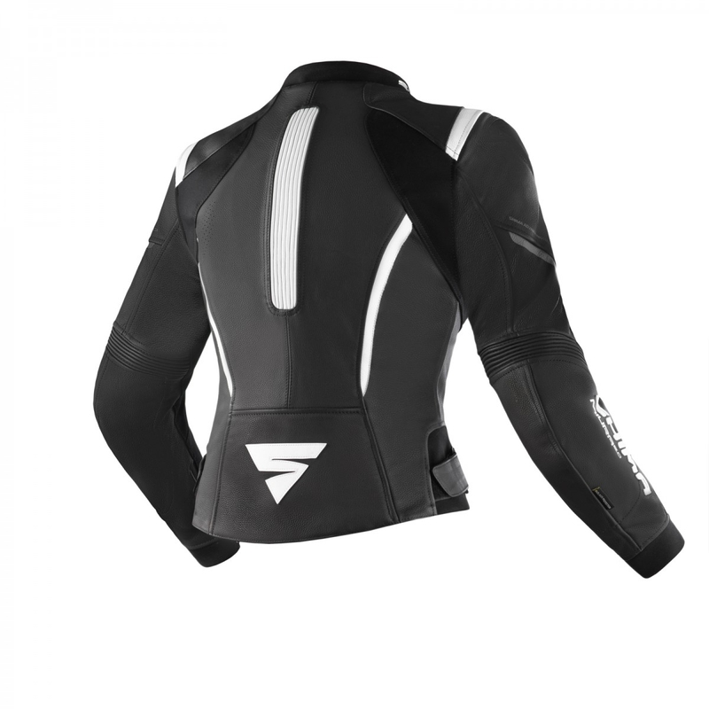 Moteriška Shima Miura 2.0 Black and White motociklininko striukė