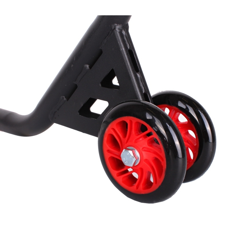 Priekinis motociklo stovas su ratukais R-TOOL EVO