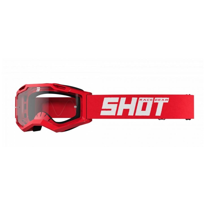 Motokroso akiniai Shot Assault 2.0 Solid red
