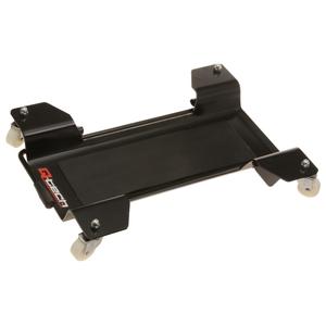 "Q-Tech" mobilusis kilimėlis po pagrindiniu stovu, juodas