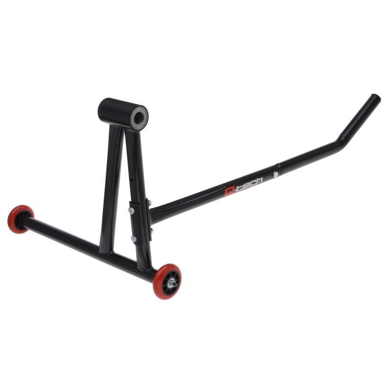 Galinis motociklo stovas Q-Tech juodas