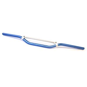 Cross/enduro motociklo vairas su trapecija mėlynos spalvos