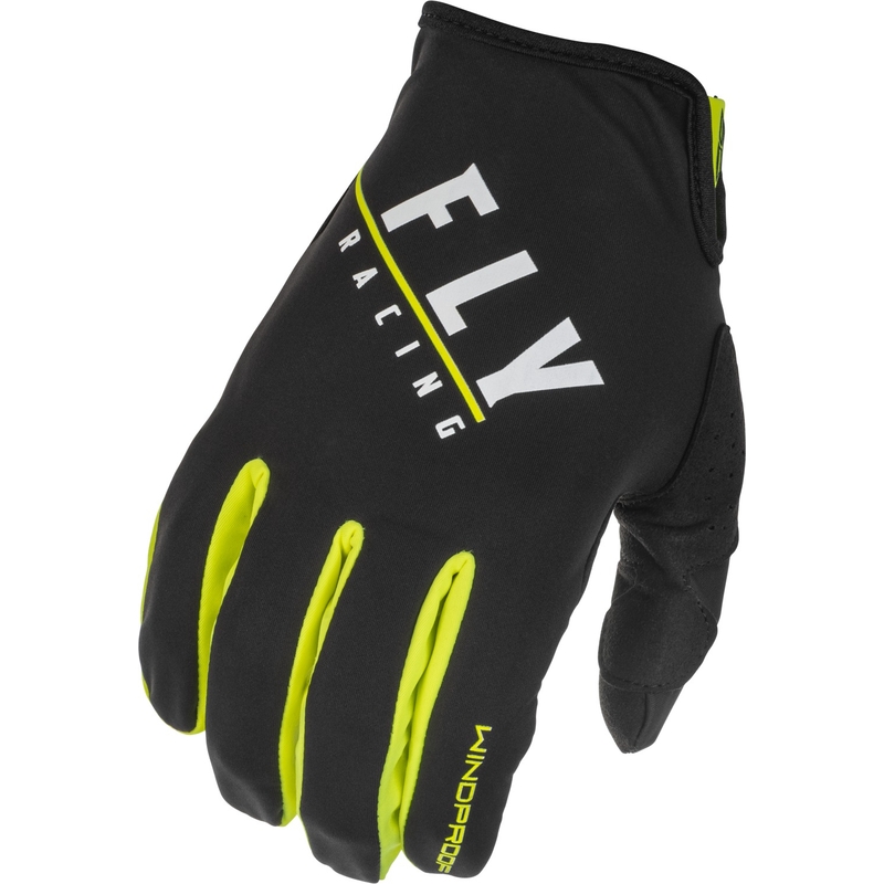 Motokrosové rukavice FLY Racing Windproof černo-fluo žluté