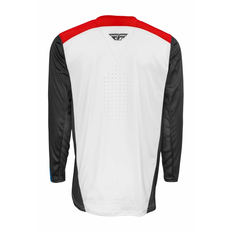 Motokrosový dres FLY Racing Lite 2022 bílo-červeno-modrý