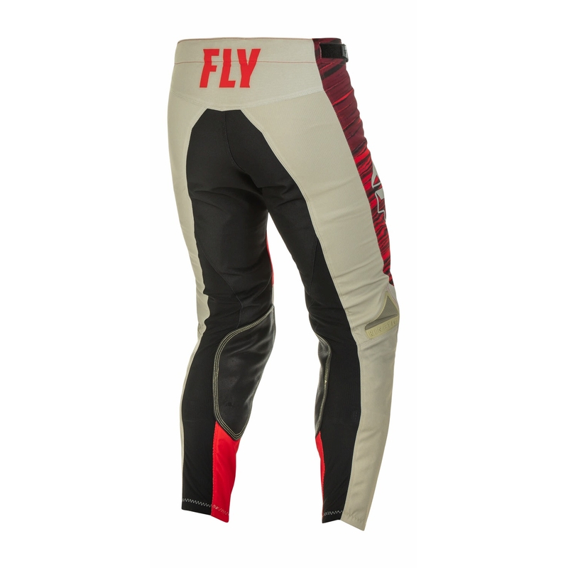 Motokrosové kalhoty FLY Racing Kinetic Wawe 2022 šedo-červené