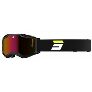 Motokroso akiniai Shot Iris 2.0 Tech fluo yellow-white-black