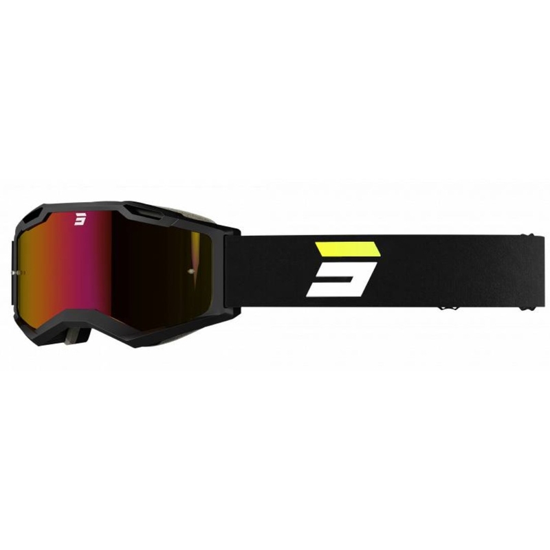 Motokroso akiniai Shot Iris 2.0 Tech fluo yellow-white-black