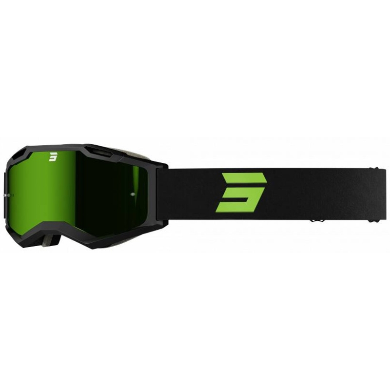 Motokroso akiniai Shot Iris 2.0 Tech black-green