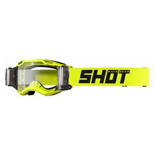Motokroso akiniai Shot Assault 2.0 Solid Roll-Off fluo yellow