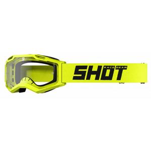 Shot Assault 2.0 Solid fluo yellow motokroso akiniai