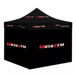 MotoZem Unikali lenktynių palapinė su šoninėmis sienelėmis