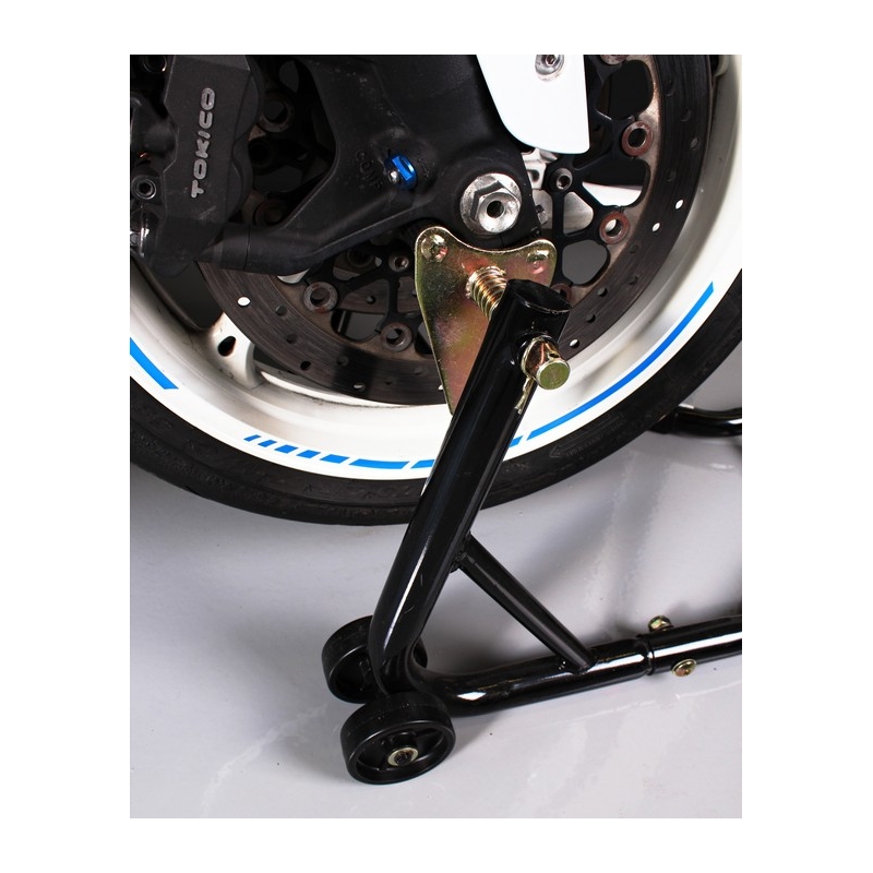 Priekinis motociklo stovas su ratukais R-TECH