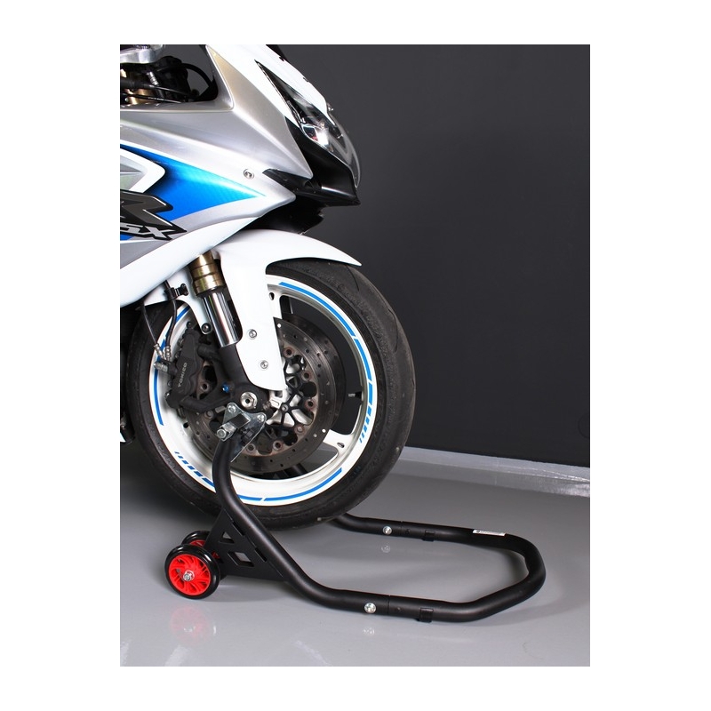 Priekinis motociklo stovas su ratukais R-TOOL EVO