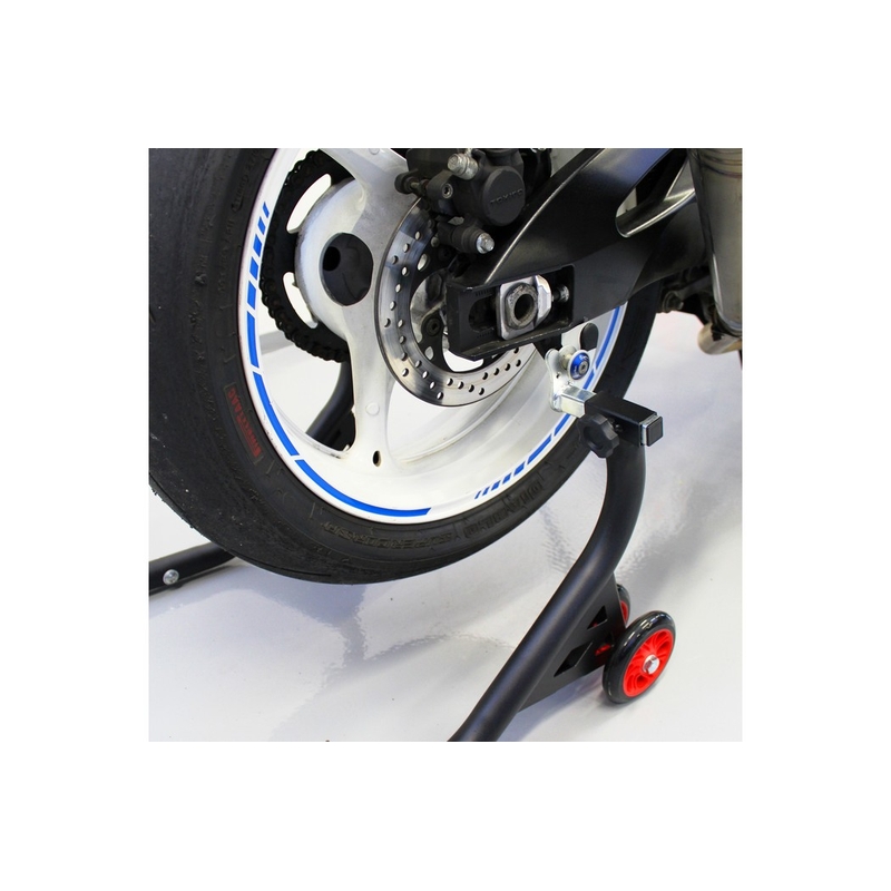 Galinis motociklo stovas su ratukais R-TOOL EVO