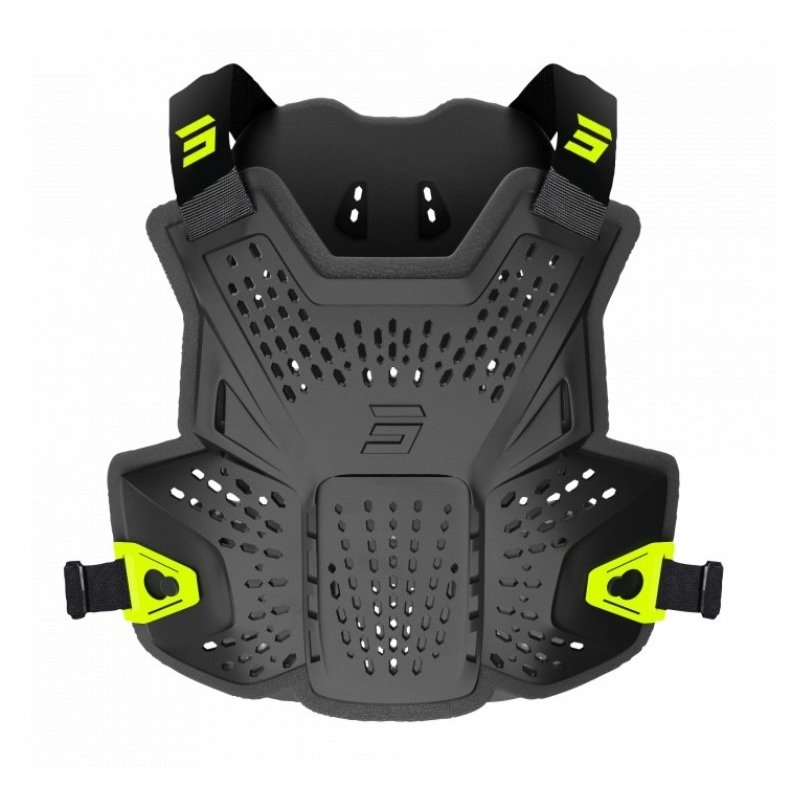 Krūtinės ląstos apsauga Shot Airflow juoda-fluo geltona