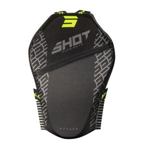 Nugaros apsauga "Shot Attack" juoda-fluo geltona
