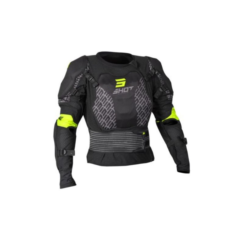 Chránič těla Shot Optimal černo-fluo žlutý