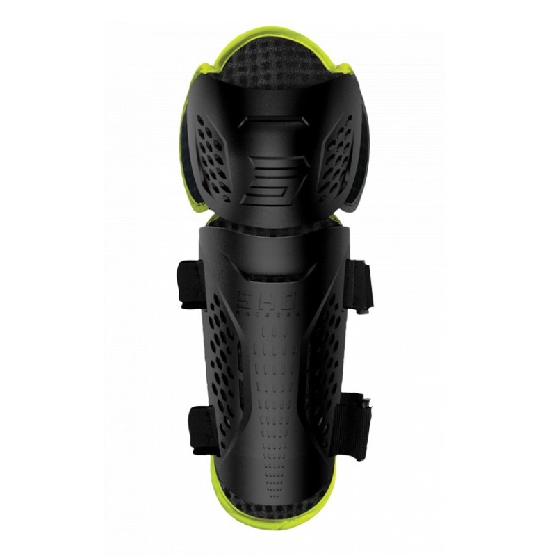 Kelio įtvarai Shot Optimal 2.0 juoda-fluo geltona