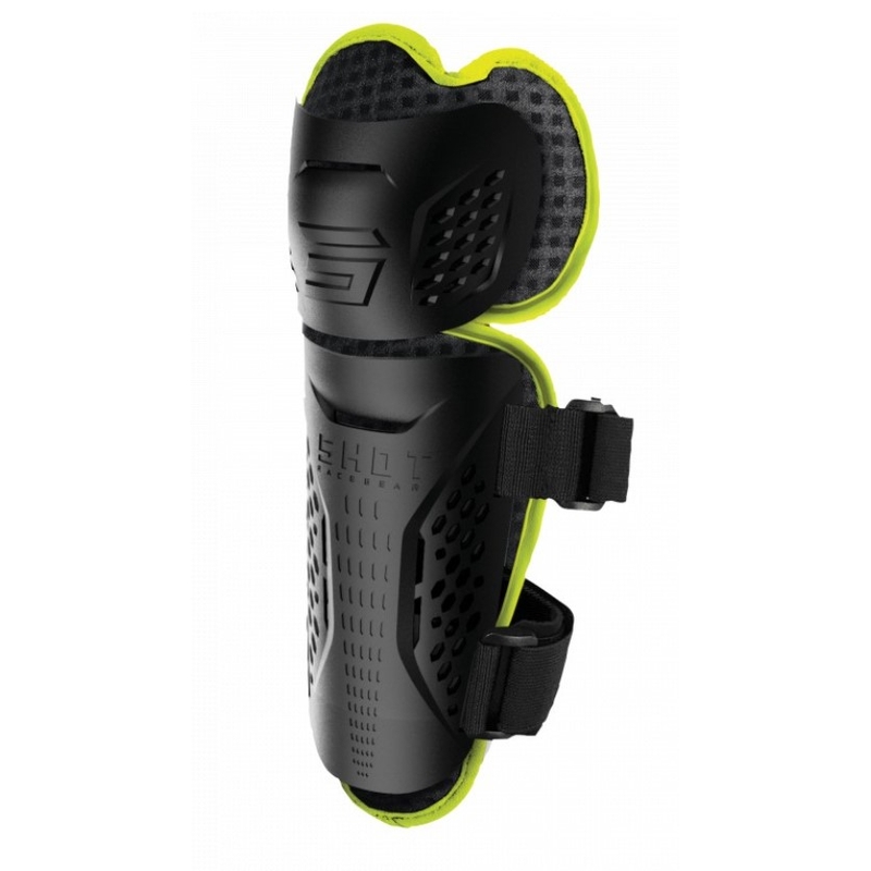 Kelio įtvarai Shot Optimal 2.0 juoda-fluo geltona