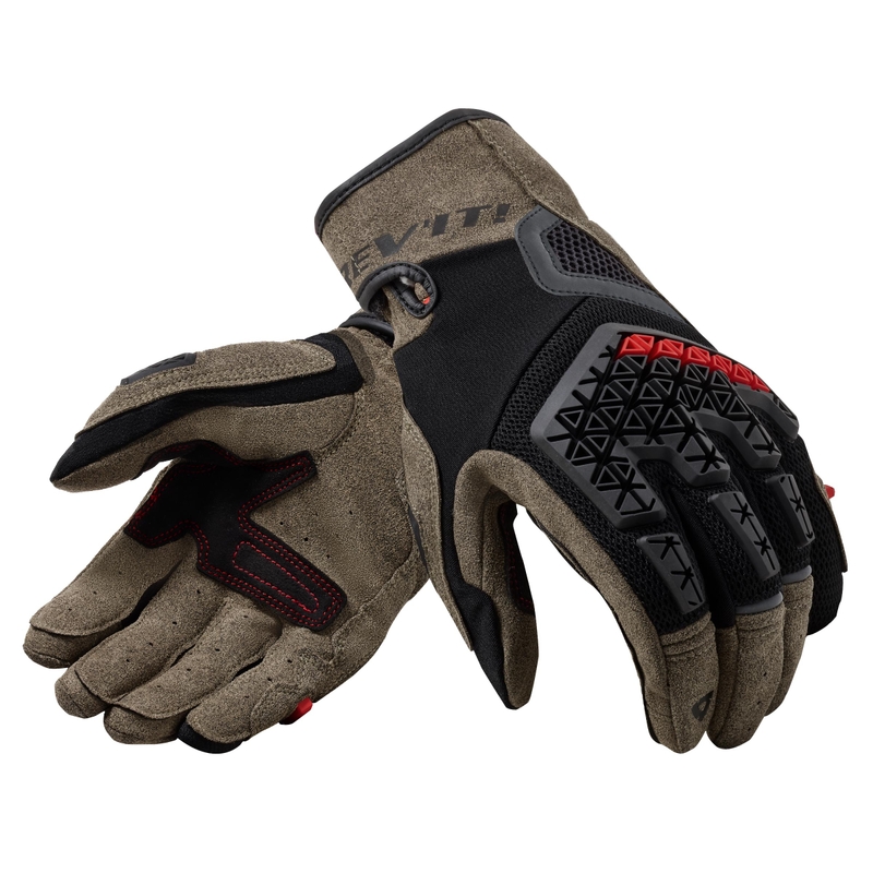 Motociklininko pirštinės Revit Mangrove brown-black